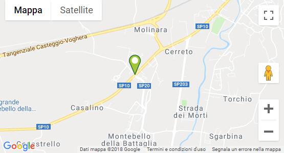 Mappa Garden Center Viridea Montebello della Battaglia