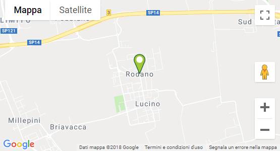 Mappa Garden Center Viridea Rodano