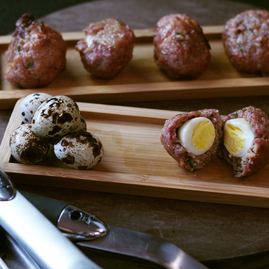 Quail Scotch Eggs | @Weber