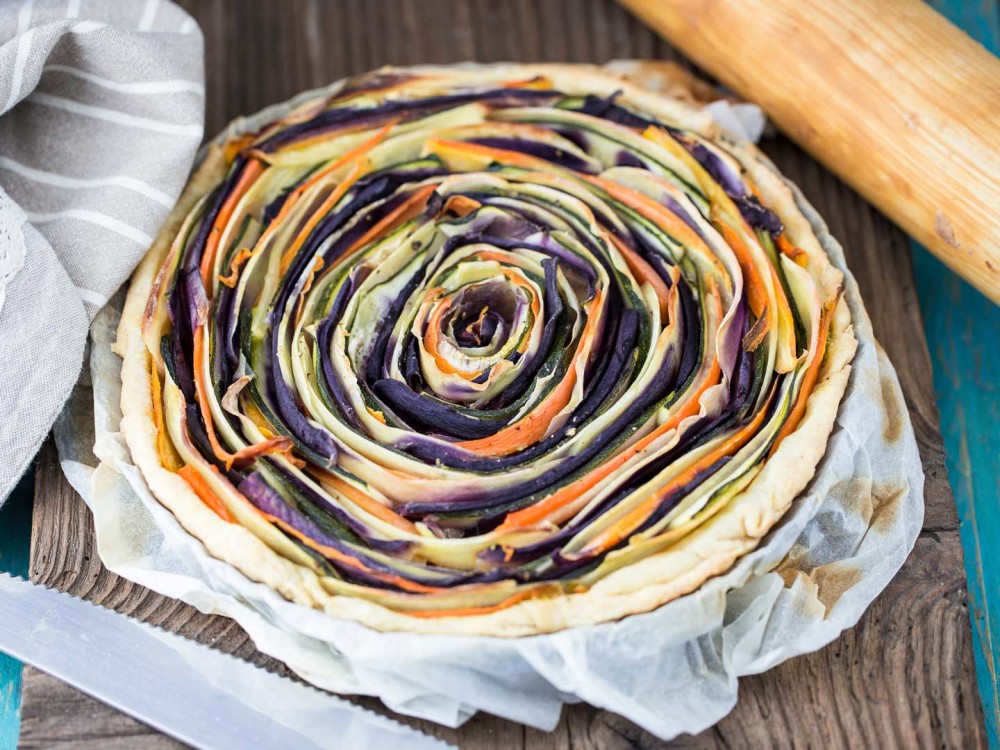 Torta fiore di ortaggi