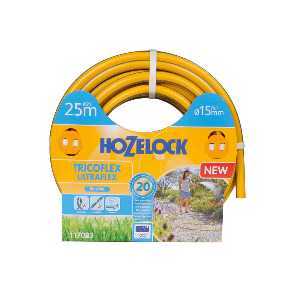 Hozelock Tubo Tricoflex Ultraflex da 25mt e 15mm∅