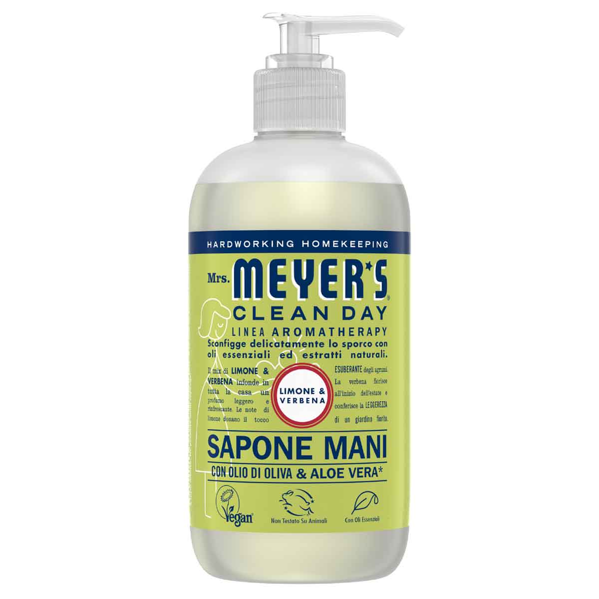 Mrs. Meyer’s Sapone liquido per le mani Limone & Verbena
