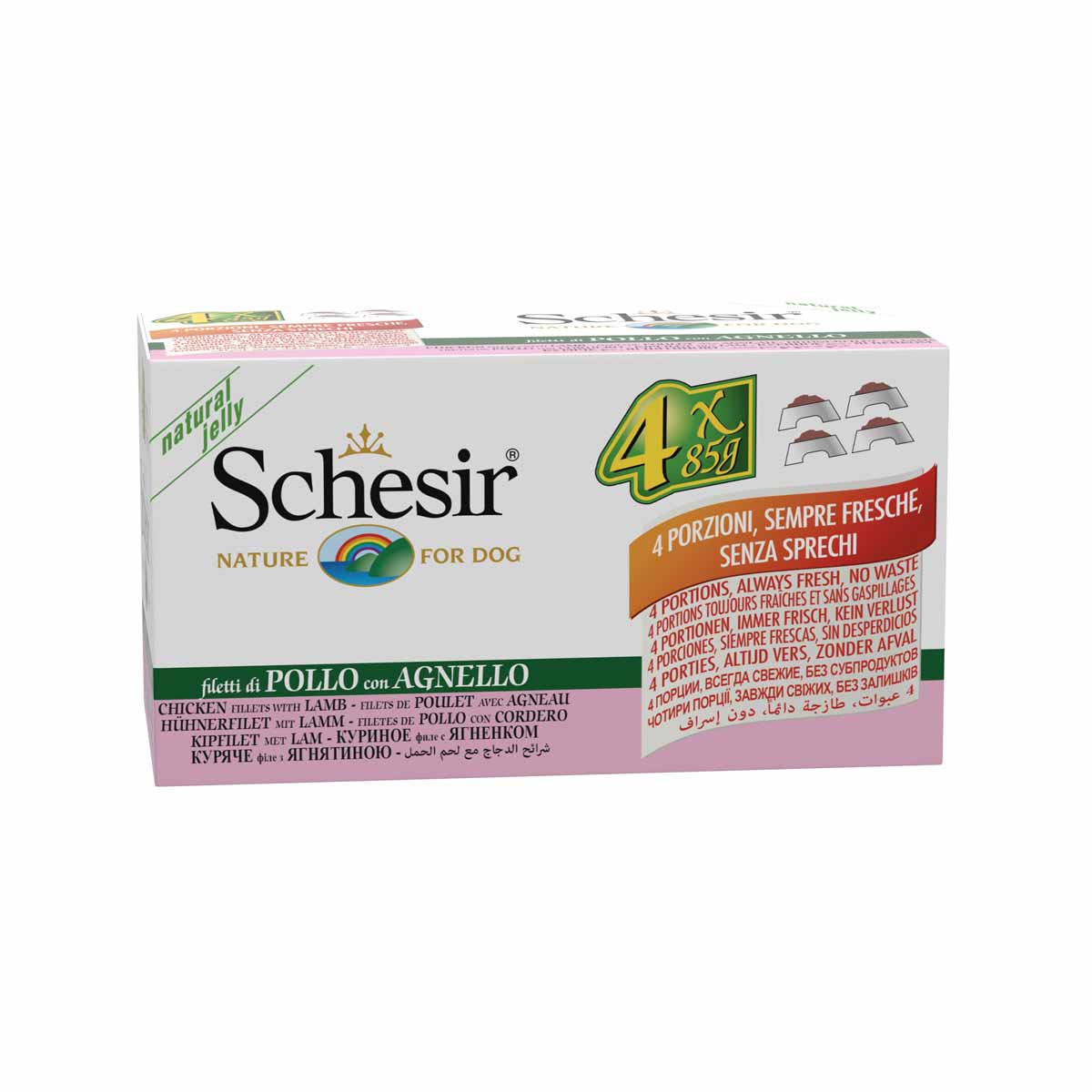 Linea Schesir Nature for Dog Country 4x85g
