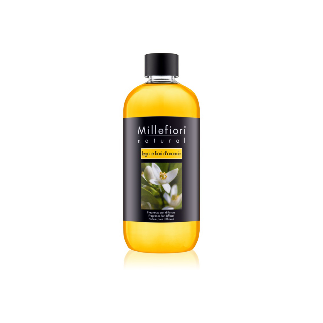 Millefiori – Ricarica diffusore 500 ml Legni e Fiori d’Arancio