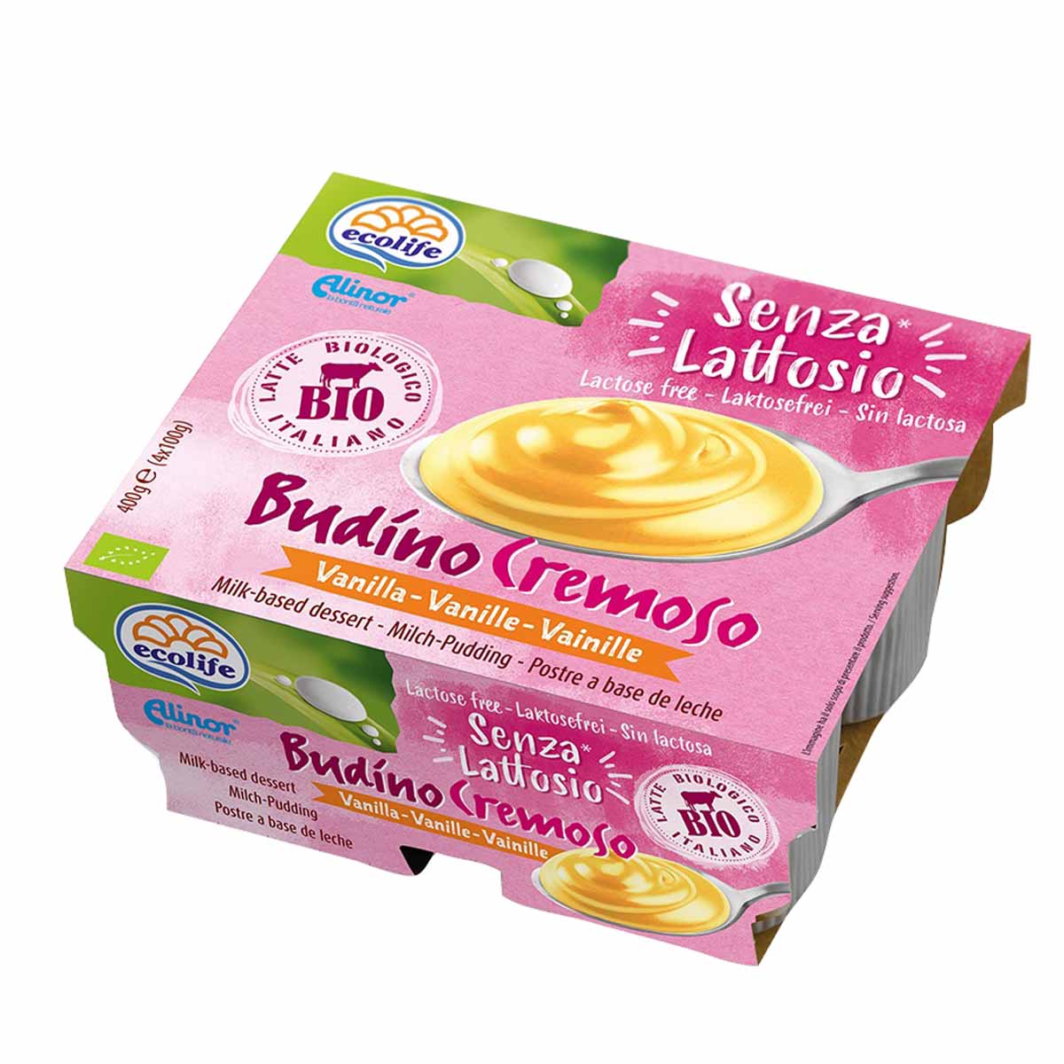 Ecolife Budino cremoso alla vaniglia senza lattosio