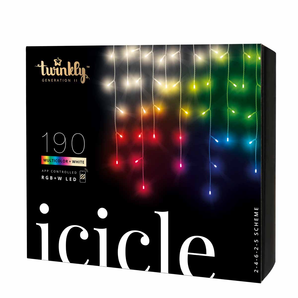 Twinkly Icicle Stallatite di Luci LED