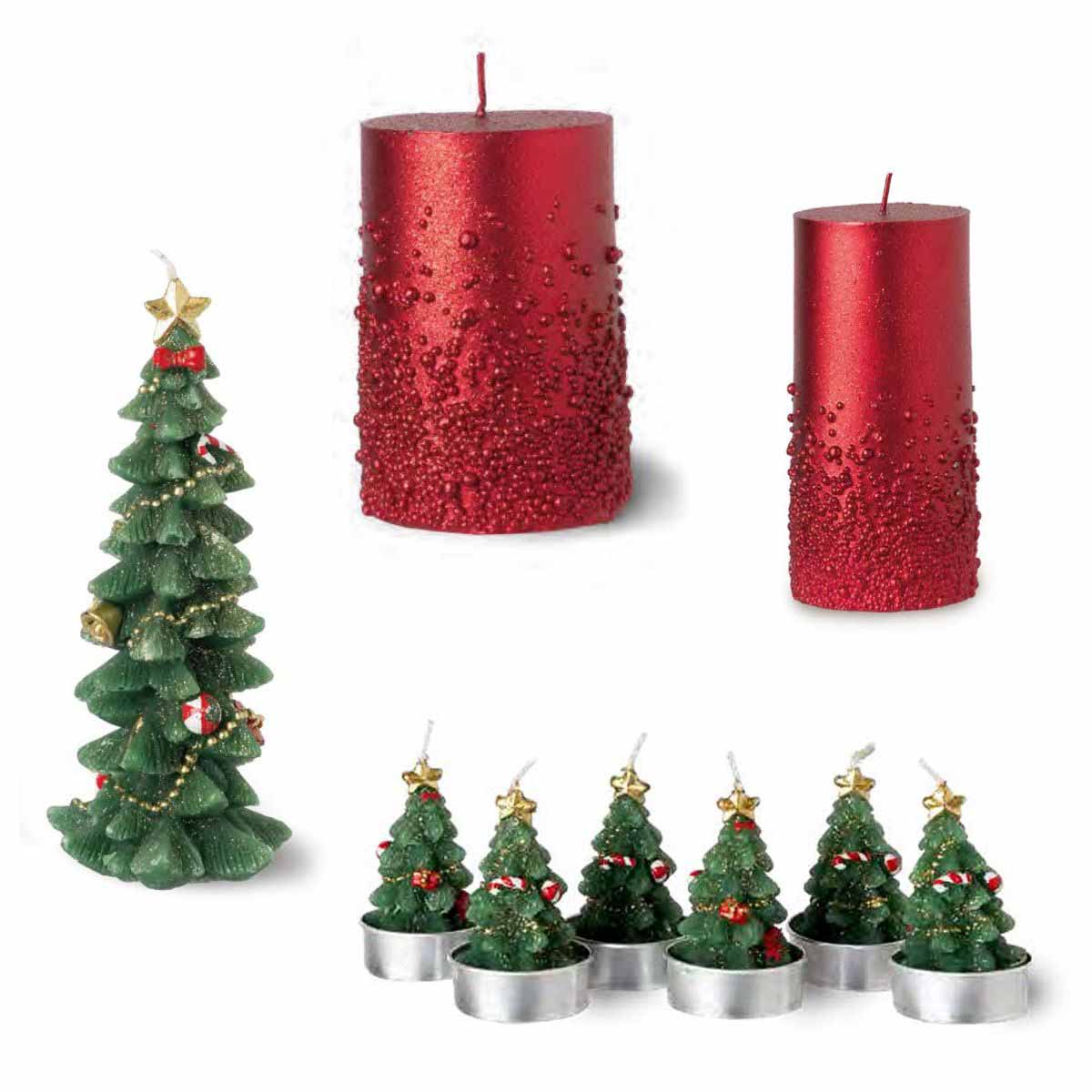 Candele Decorative di Natale