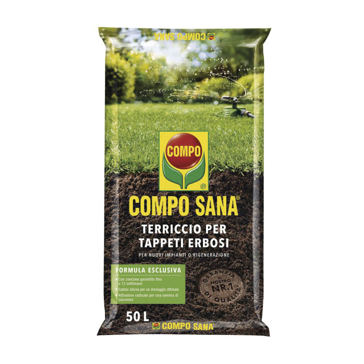 Compo Sana® Terriccio per tappeti erbosi 50 l