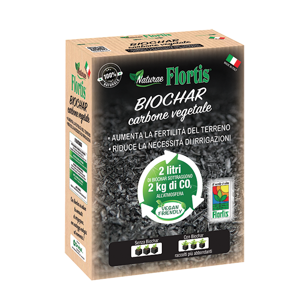 Flortis Biochar Carbone vegetale