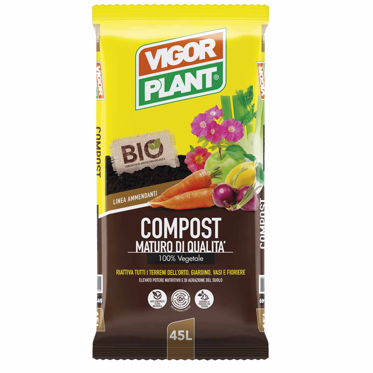 Vigorplant Compost maturo di Qualità