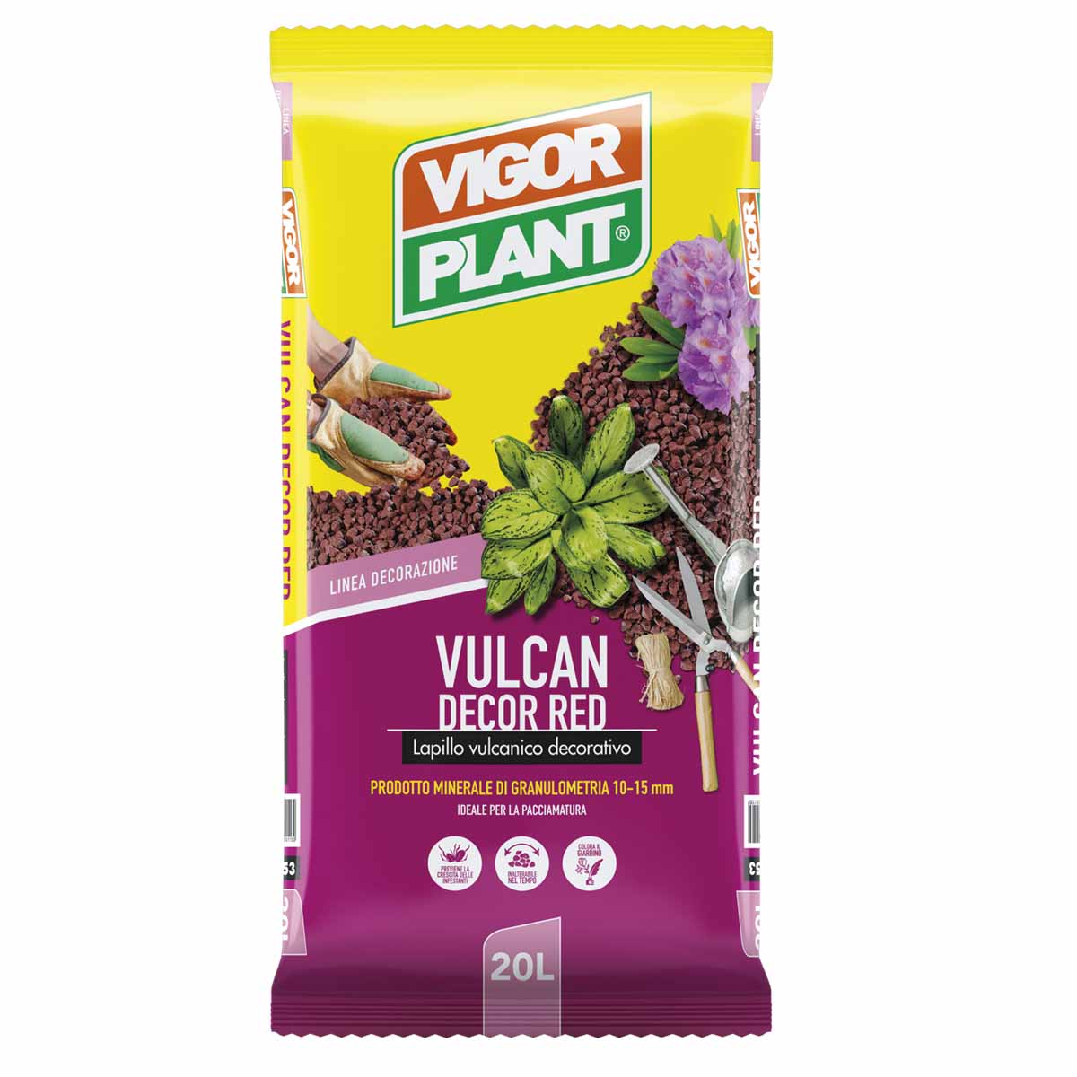 Vigorplant Vulcan Decor Red (Lapillo Vulcanico)