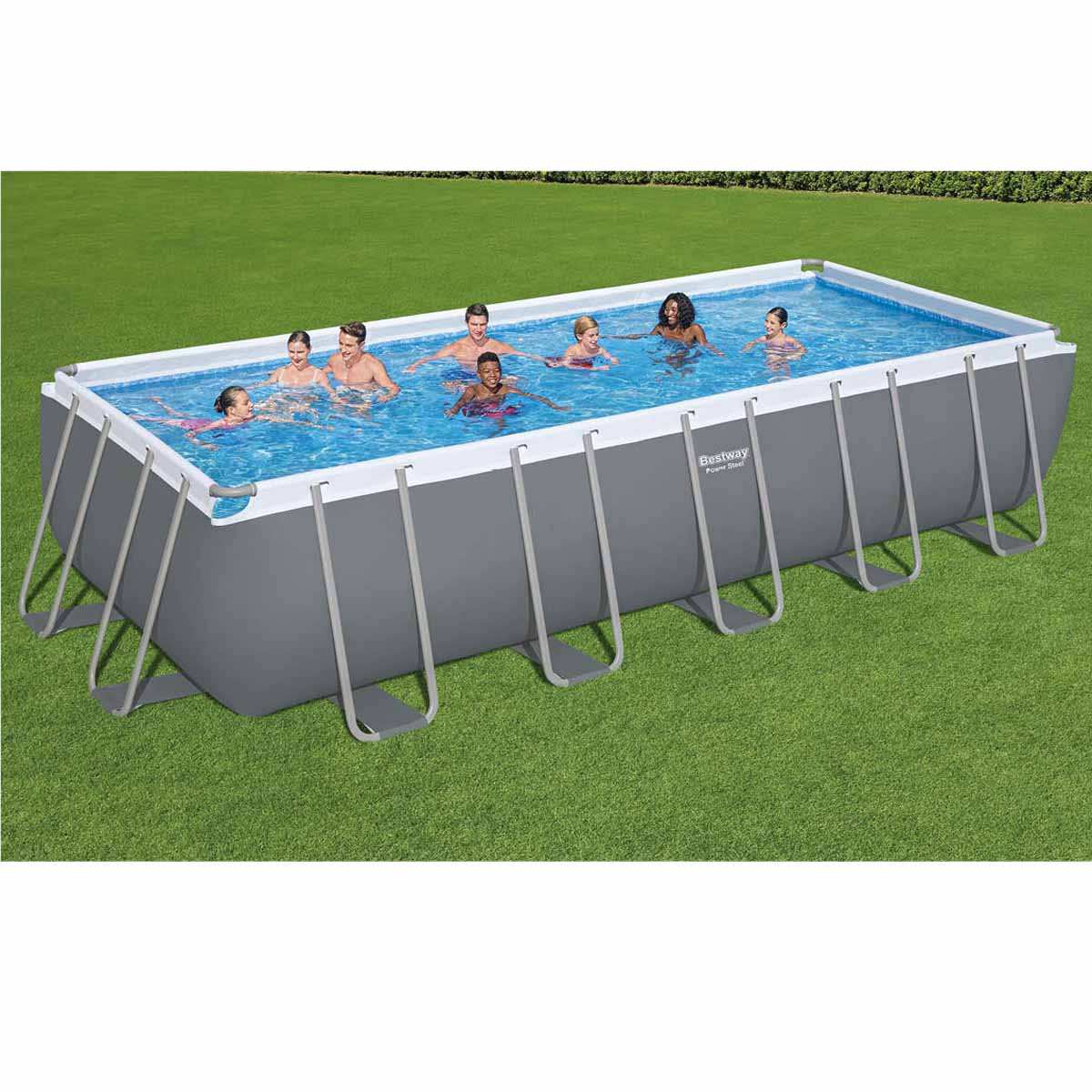 BESTWAY Power Steel Frame Rettangolare 640x274xh132