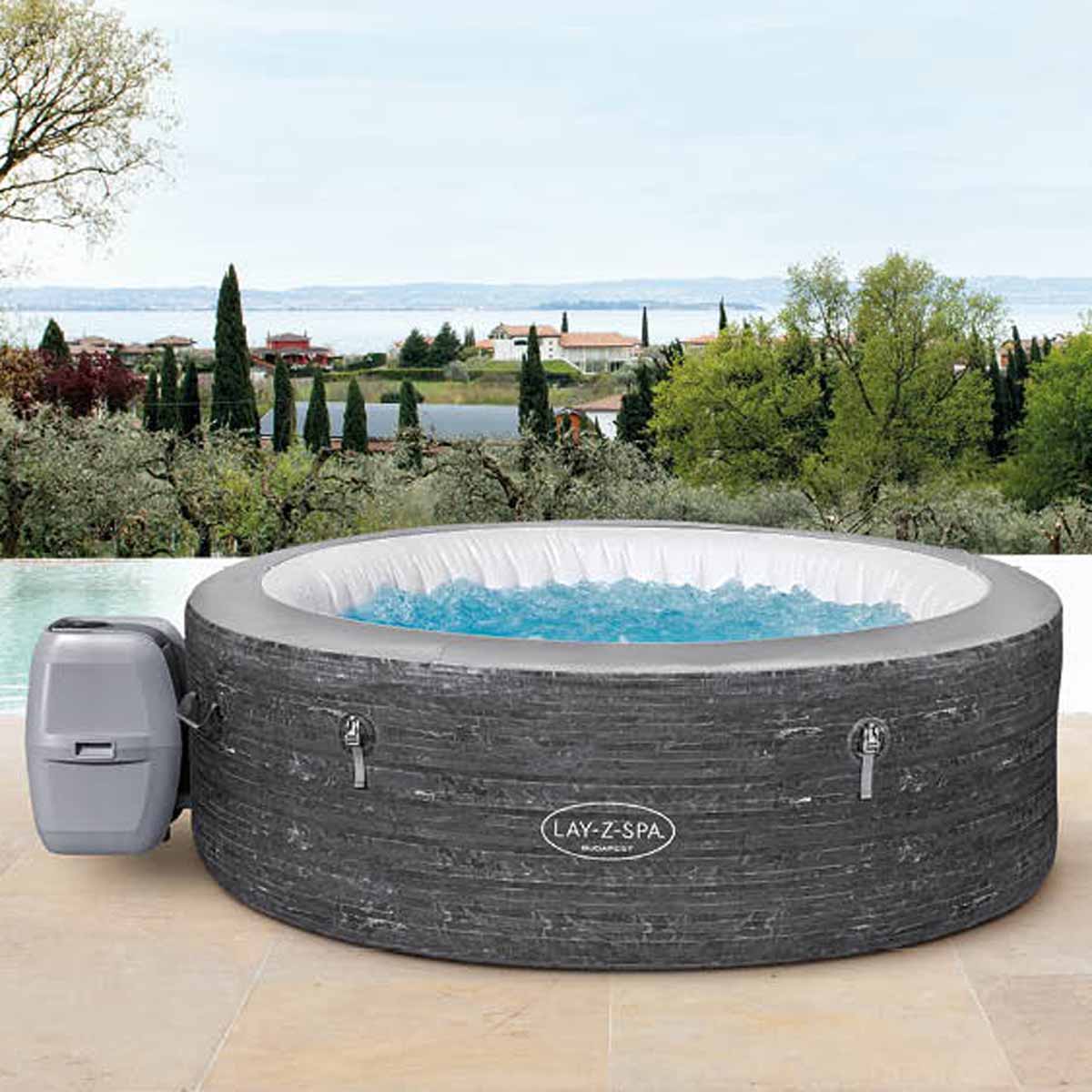 Piscina SPA Idromassaggio Lay-Z-Spa Budapest AirJet