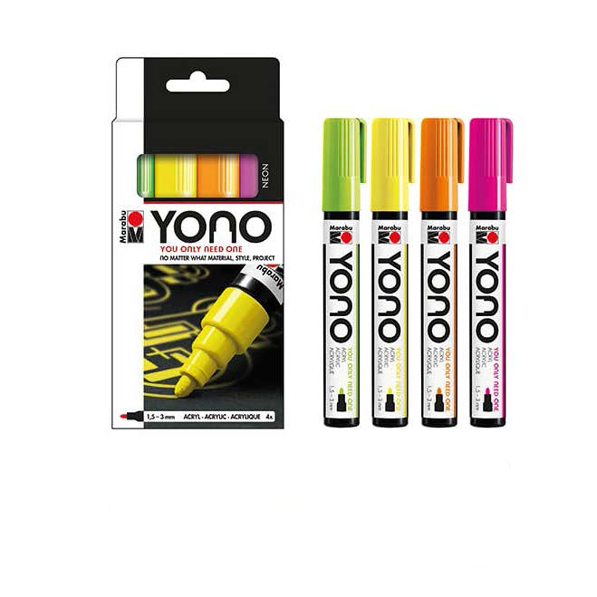 Linea Marker Marabu YONO Set Neon
