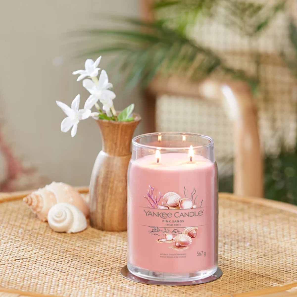 candele Yankee Candle Giara ,Grande Signature colore Rosa