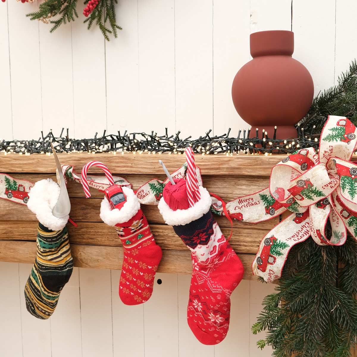 Festone di calze per la Befana