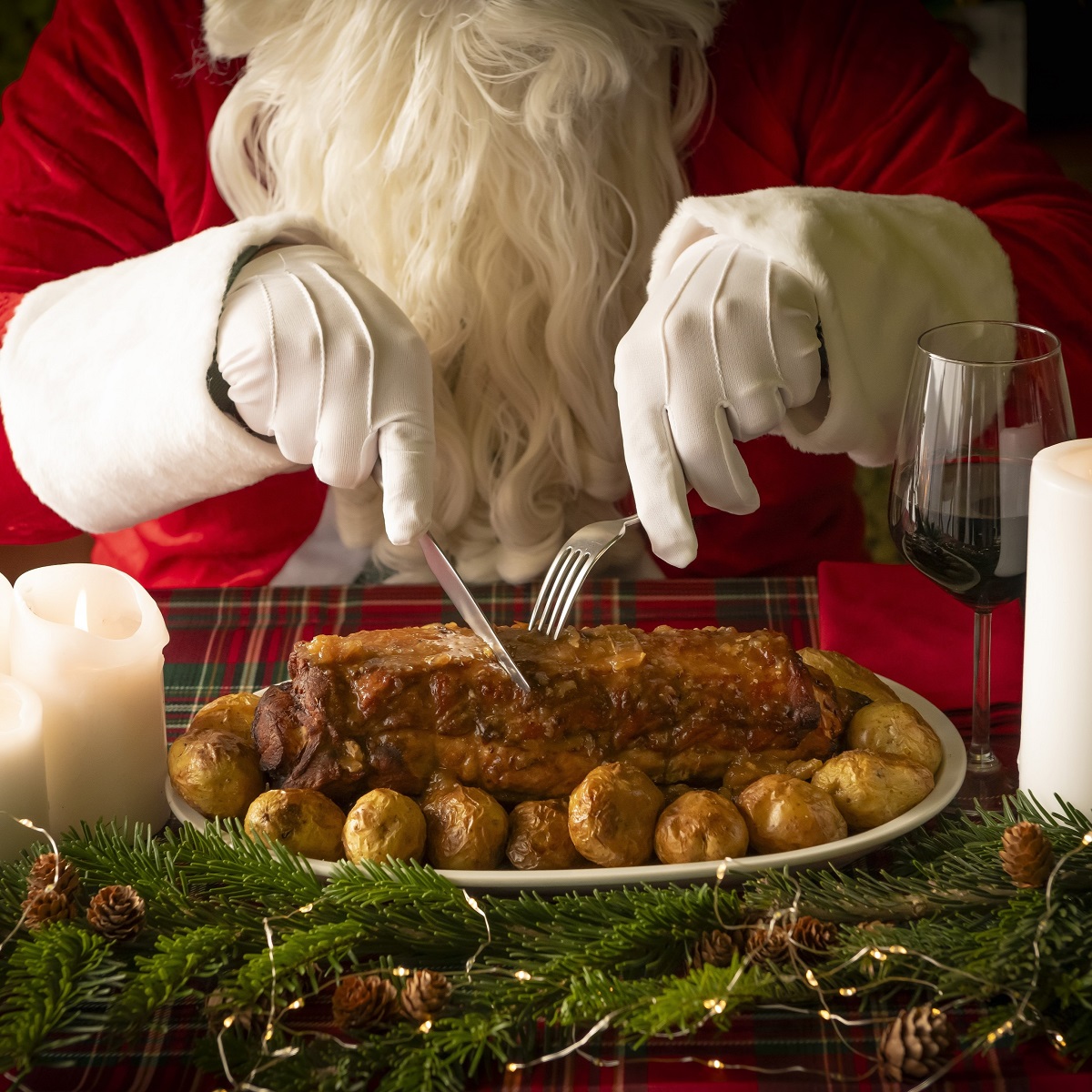 Invito a cena con Babbo Natale