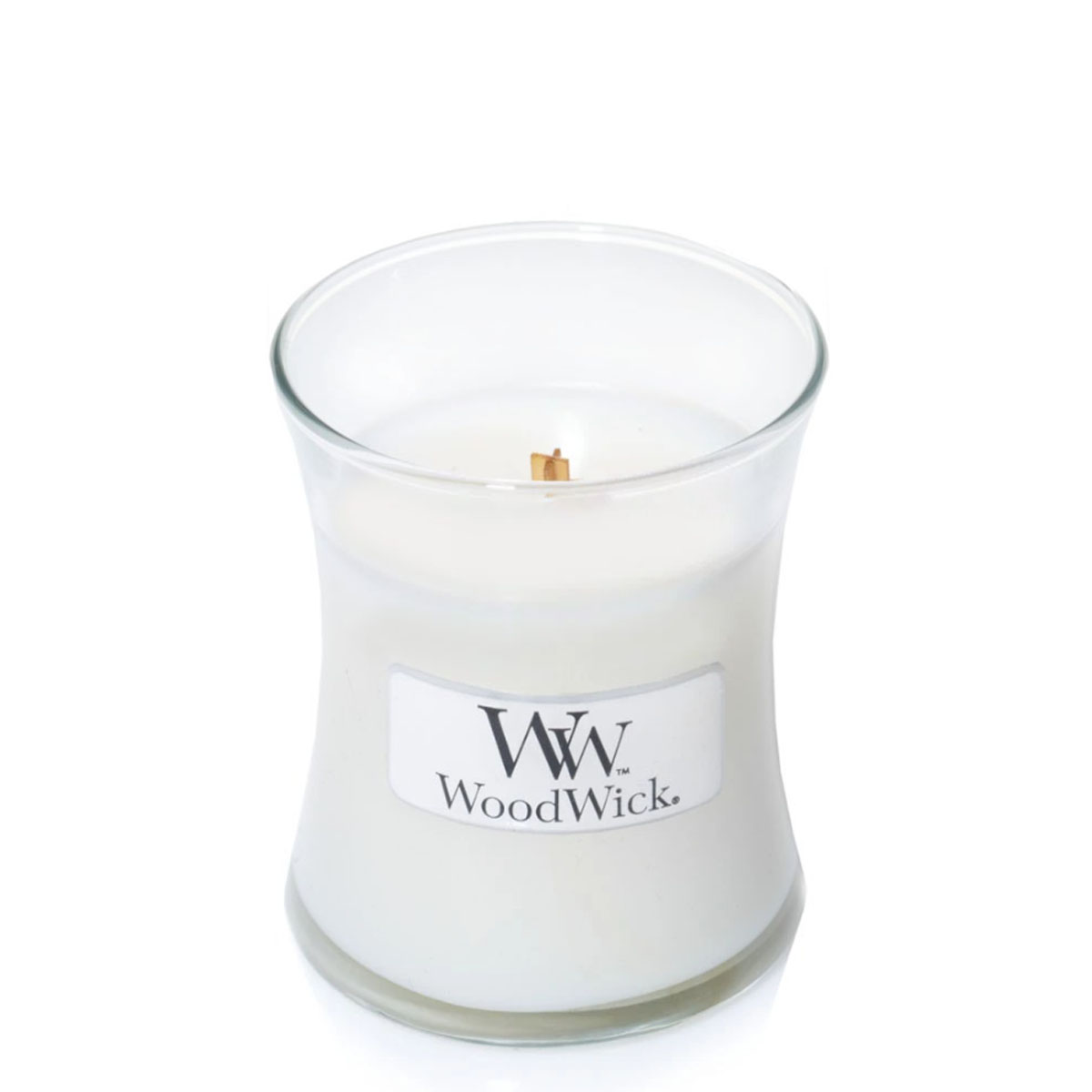 WoodWick Candele Linea White Tea & Jasmine